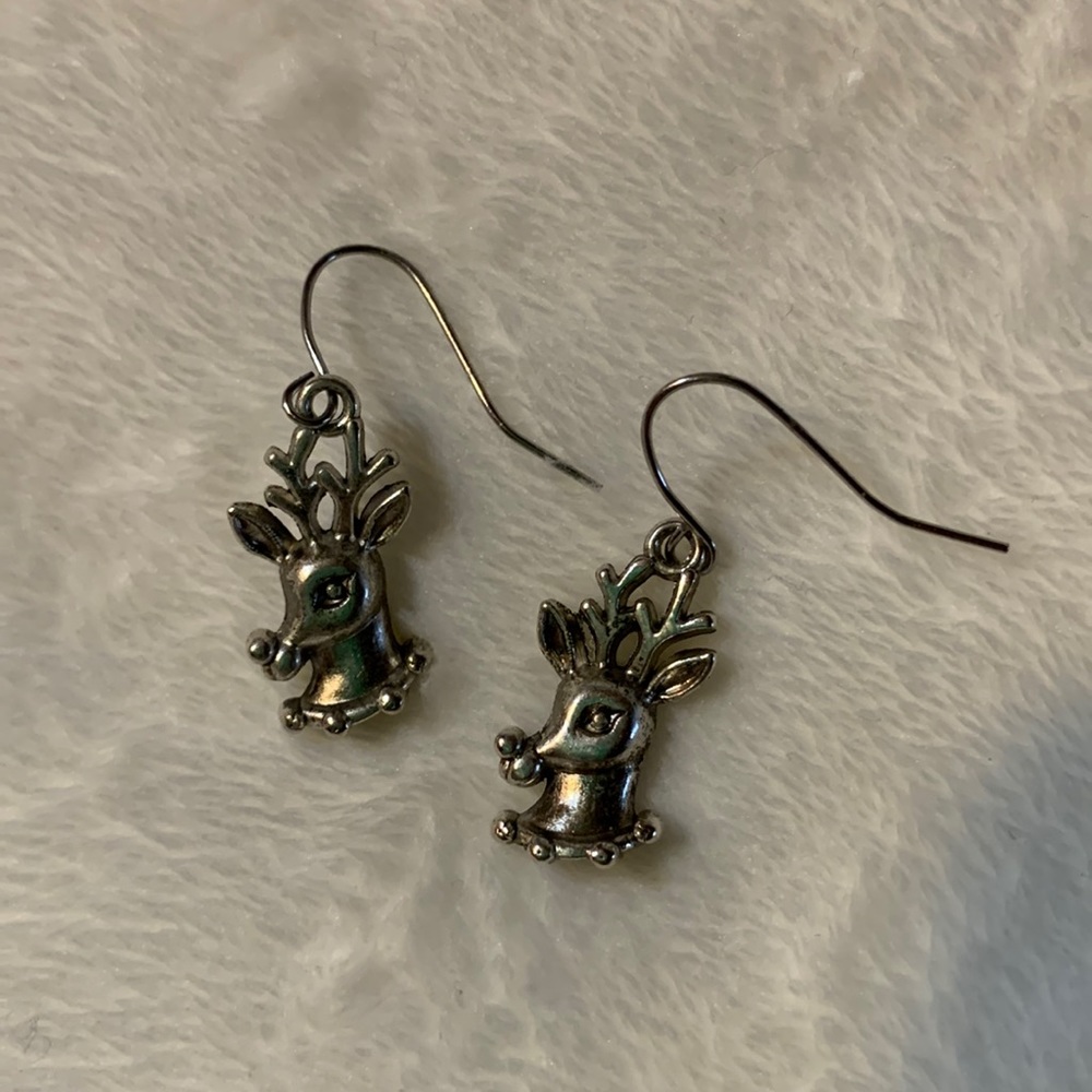 New Reindeer Fish hook earrings